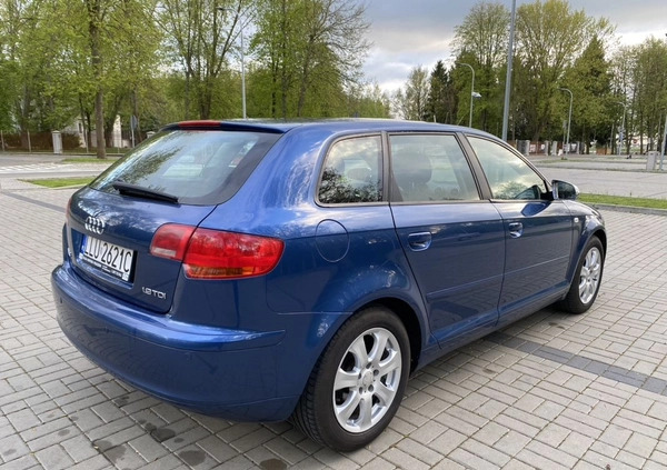 Audi A3 cena 21300 przebieg: 226000, rok produkcji 2006 z Łuków małe 191